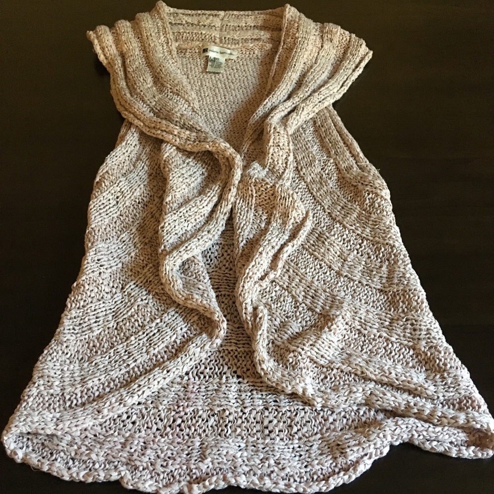 Valerie Bertinelli Cream Gold Cardigan